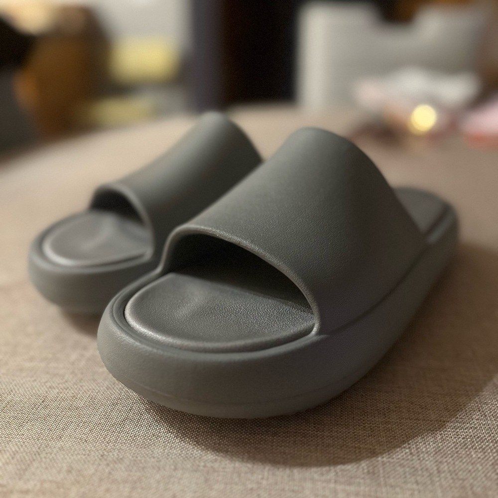 Brand New J Slides Gray - Size 9.5
